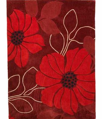 Unbranded Jessica Poppy Rug 180x120cm - Red