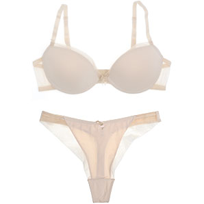 JFW Balconette Bra- Peach- 38E