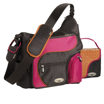 Unbranded JJ Cole System Bag - Cocoa/Pink
