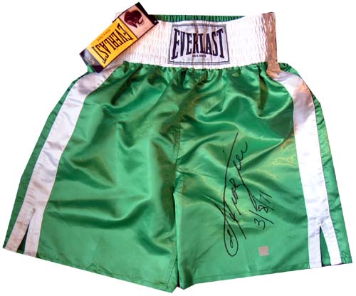 Unbranded Joe Frazier signed Everlast trunks