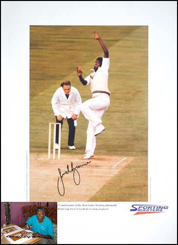 Unbranded Joel Garner signed limited edition print