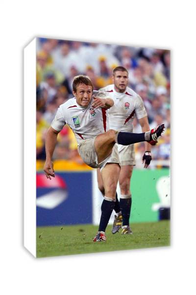 Unbranded Jonny Wilkinson kicks the winning drop goaland#8211; Canvas collection