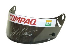 Juan Pablo Montoya 2001 Signed Visor