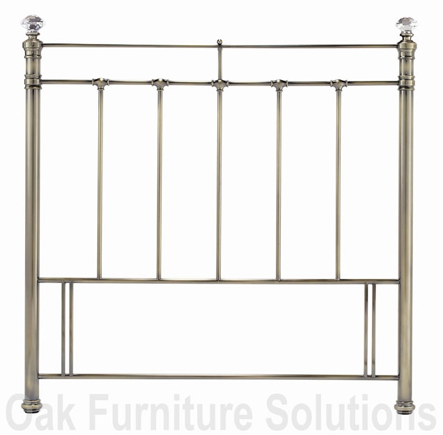 Unbranded Juliette Antique Brass Headboard - 135cm -