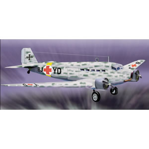 Unbranded Junkers JU52 Medical Evacuation 1:48