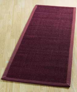 Unbranded Jute Runner 66x200 Blackcurrant