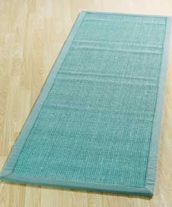 Unbranded Jute Teal Runner 26 x 78in