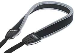 Kenro Neoprene Camera Strap (Black with Silver/Grey Edge) ~ Ref MR111