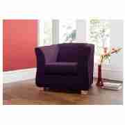 Unbranded Kensal Armchair, Aubergine