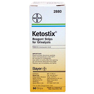 For the detection of ketones in the urine