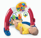 Converts from gym to play centre. Gym rewards baby