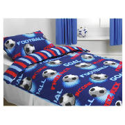 Unbranded Kids Football Printed Duvet