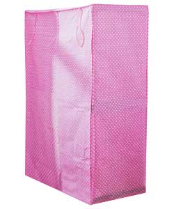 Unbranded Kids Pink Polka Dot Wardrobe