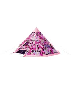 Unbranded Kids Teepee - Pink Camo