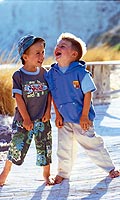 Kids Three-Piece Camo Shorts Set