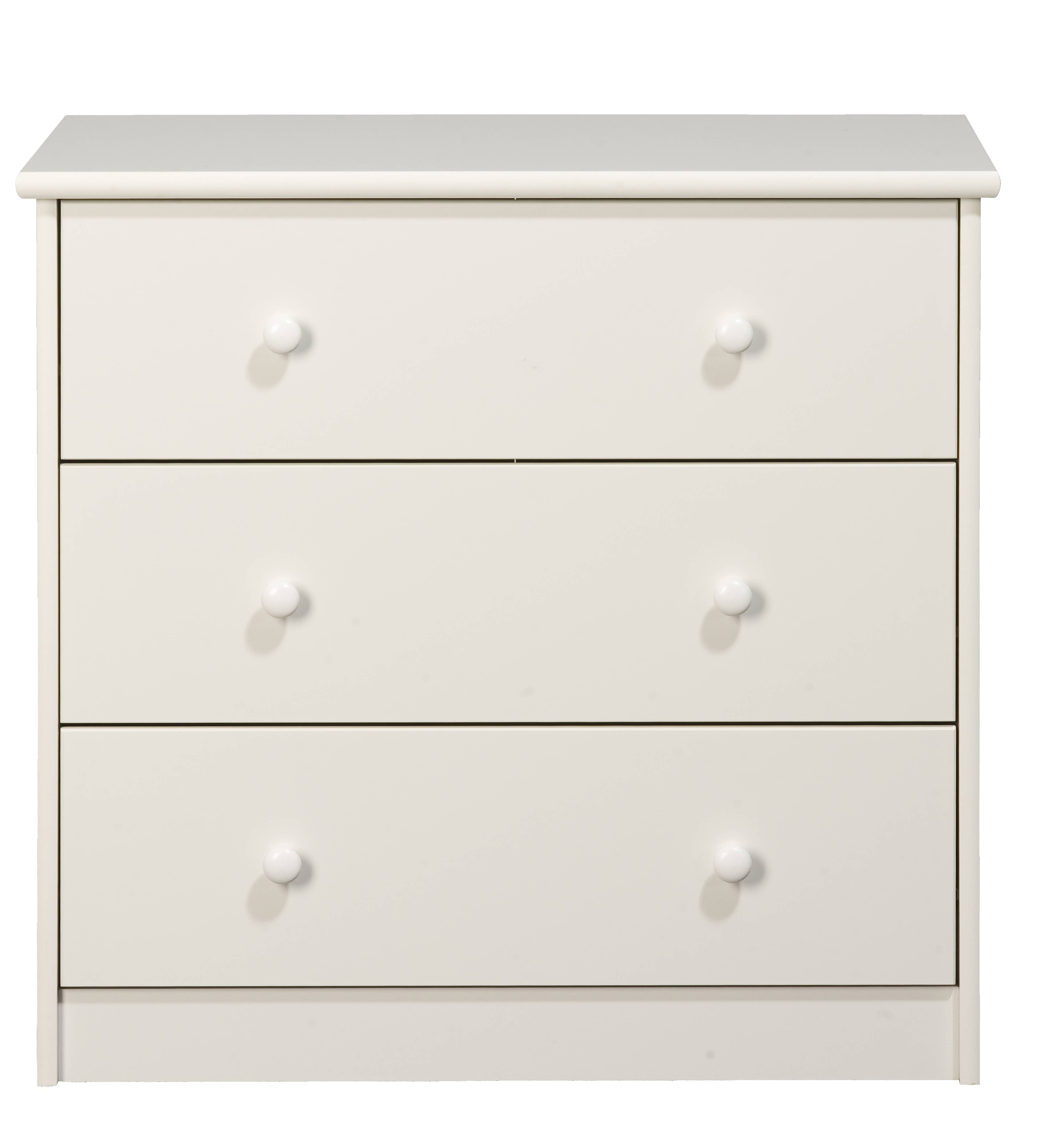 Unbranded Kids World White 3 Drawer Chest