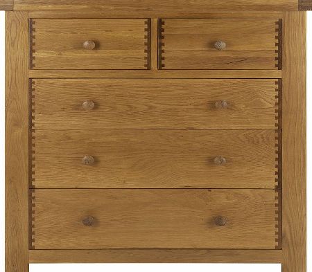 Unbranded Kingsbury 2 over 3 Drawer Chest