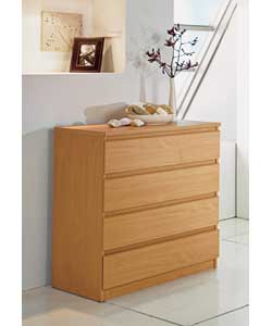 Kolari 4-Drawer Chest - Beech