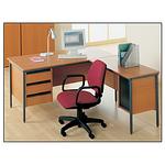 L-Shape Return Desk - Cherry