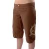 Ladies Animal Franco Boardshorts. Mahogany