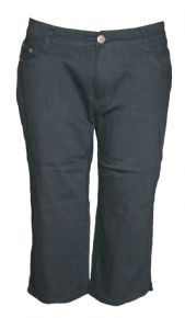 Ladies Denim 3/4 Stretch Trouser