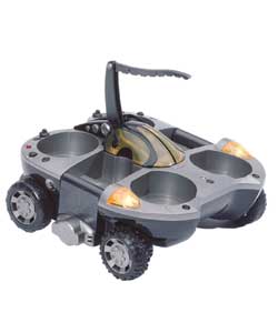 This all terrain land and water stunt machine tran