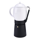 Large Black Espresso Maker Porcellana