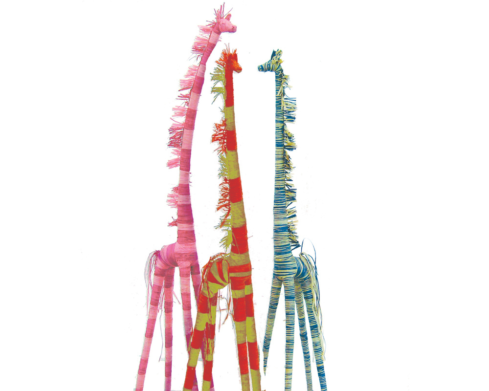 Unbranded Large Giraffe (170cm) Wicker Kids Room decoration