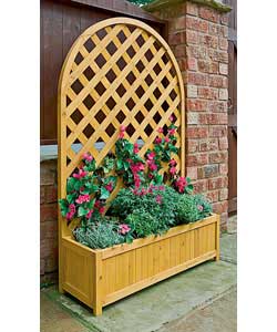 Large Lattice Planter