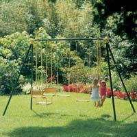 Large Metal Swing Set