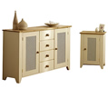 Lattice Sideboard two tone