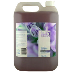 Lavender and geranium shampoo is naturally antiseptic and restorative, helping to balance sebum (oil