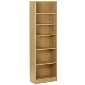 Laya Tall Narrow Bookcase- Beech