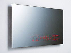 LED Mirror Clock