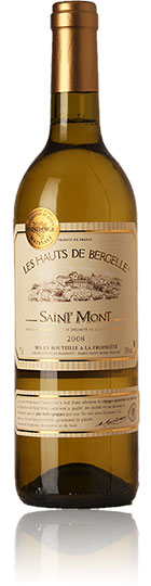 Unbranded Les Hauts de Bergelle Blanc 2009, PDO Saint Mont