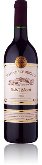 Unbranded Les Hauts de Bergelle Rouge 2008, PDO Saint Mont