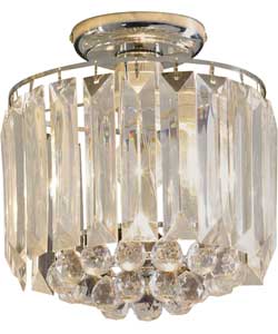 Unbranded Leyla 1 Light Clear Acrylic Ceiling Light