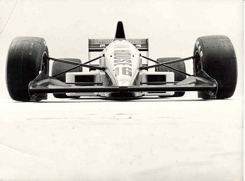 Leyton House Low Front Profile #16 Black and White Photo (20cm x 18cm)