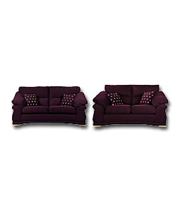 Liberty 2 Piece Suite Aubergine