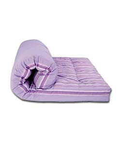 Lilac Deck Stripe Futon Mattress