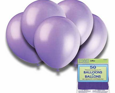 Pack of 50 premium quality. latex balloons. Ideal for adding that finishing touch to your decorations. and creating vibarent diplays. Suitable for both air and helium filling. Rich in colour. with heavy latex construction. allowing for a longer float