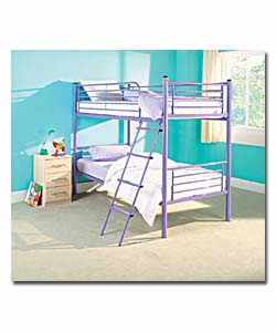 Lilac Metal Bunk Bed