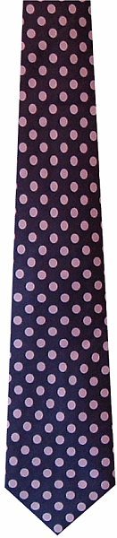 Lilac Polka Tie