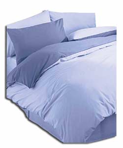 Lilac Reversible Plain-Dye Non-Iron Double Duvet Set