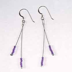 This matching necklace  bracelet and earrings is a very attractive set of jewellery.  All handmade