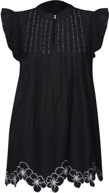 Unbranded Lilly scallop hem blouse