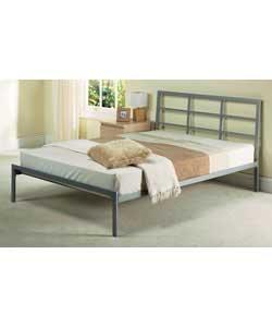 Unbranded Lisbon Metal Double Bedstead - Frame Only