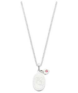 Unbranded Little Gems Sterling Silver Oval Pendant