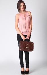 Unbranded Lizzy Sheer Halterneck Sleeveless Blouse