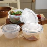 Unbranded Lock and Lock Airtight 3 Bowl Set